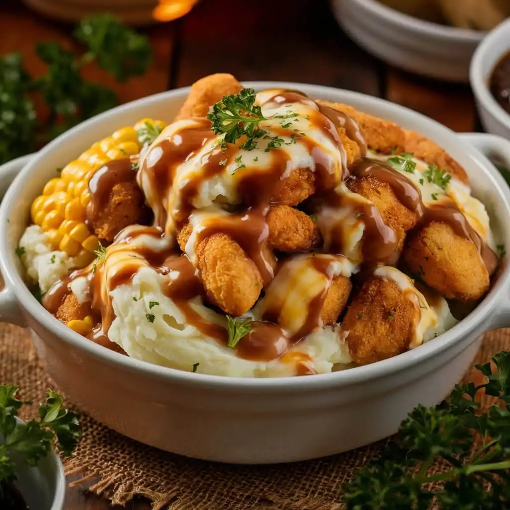KFC Bowl Recipe: Is This the Best Copycat Ever? 4 Copycat KFC Famous Bowl with Chicken Nuggets