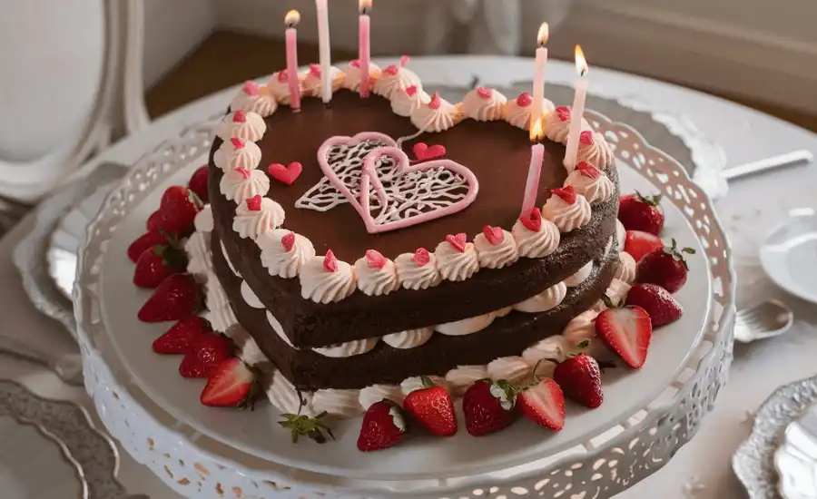 Heart cake