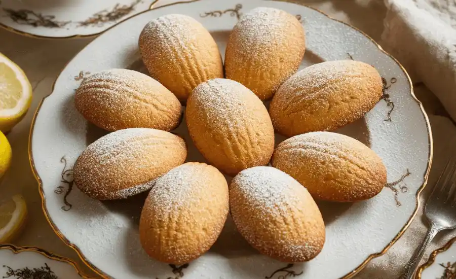 Madeleine cookies recipe using cream